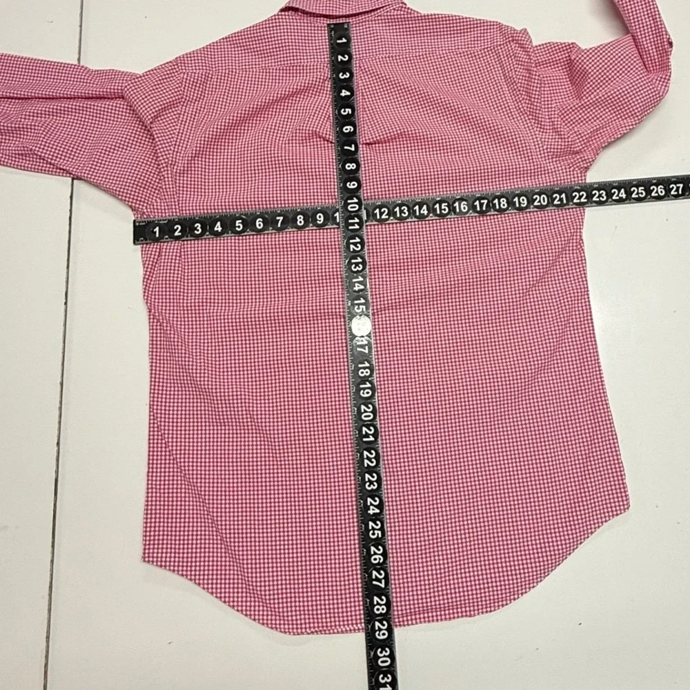 Polo by Ralph Lauren Pink Gingham Button-Down Shirt - Picture 4 of 9